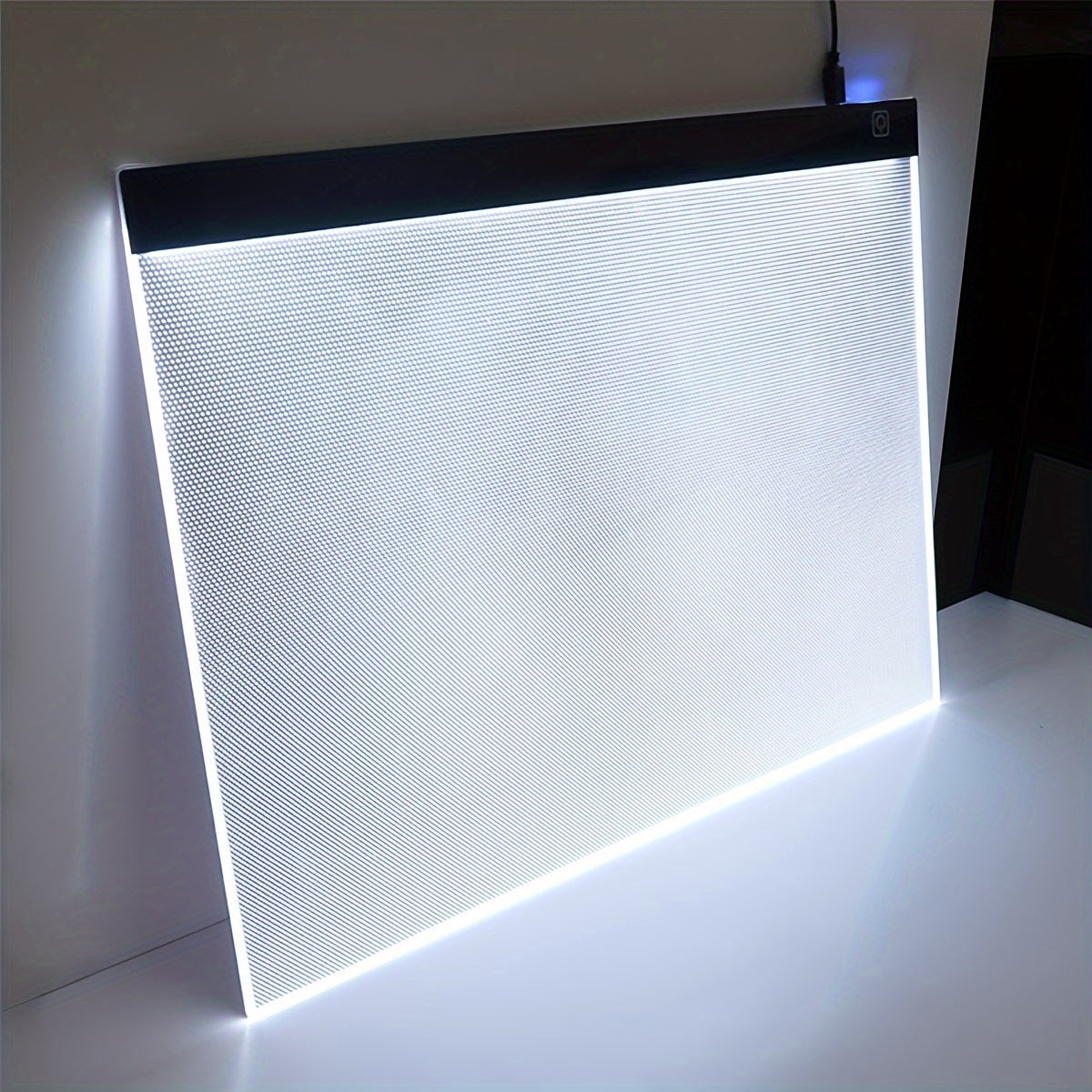 Table lumineuse LED A2 pour diamond painting, traçage et dessin, 3 niveaux de luminosité, alimentée par USB, tablette lumineuse en acrylique ultra-fine, 40 x 60 cm, fournitures d'art diamant et animation