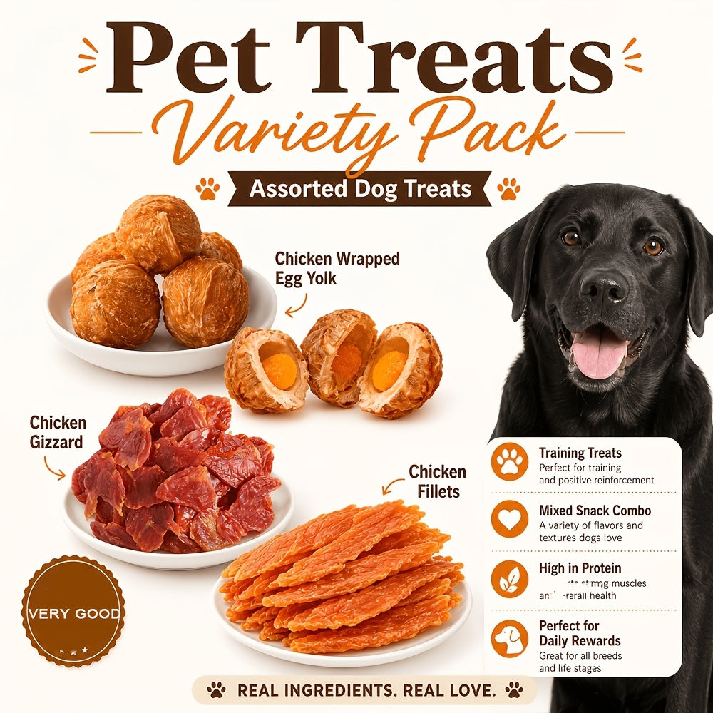 Friandises pour chien au canard séché, poulet lyophilisé, tendres et moelleuses, récompenses d'éducation, digestibles et saines, saucisse de bœuf, haleine fraîche, pilon de poulet broyé, pour toutes tailles de chien (petit, moyen, grand)