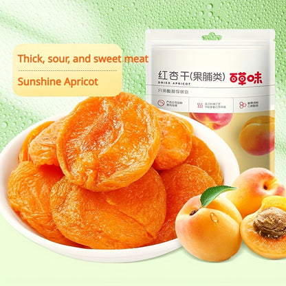 Lot de 3 sachets d'abricots secs, en-cas aux fruits tropicaux naturels, collation saine et sucrée pour les fêtes, les cadeaux et les voyages
