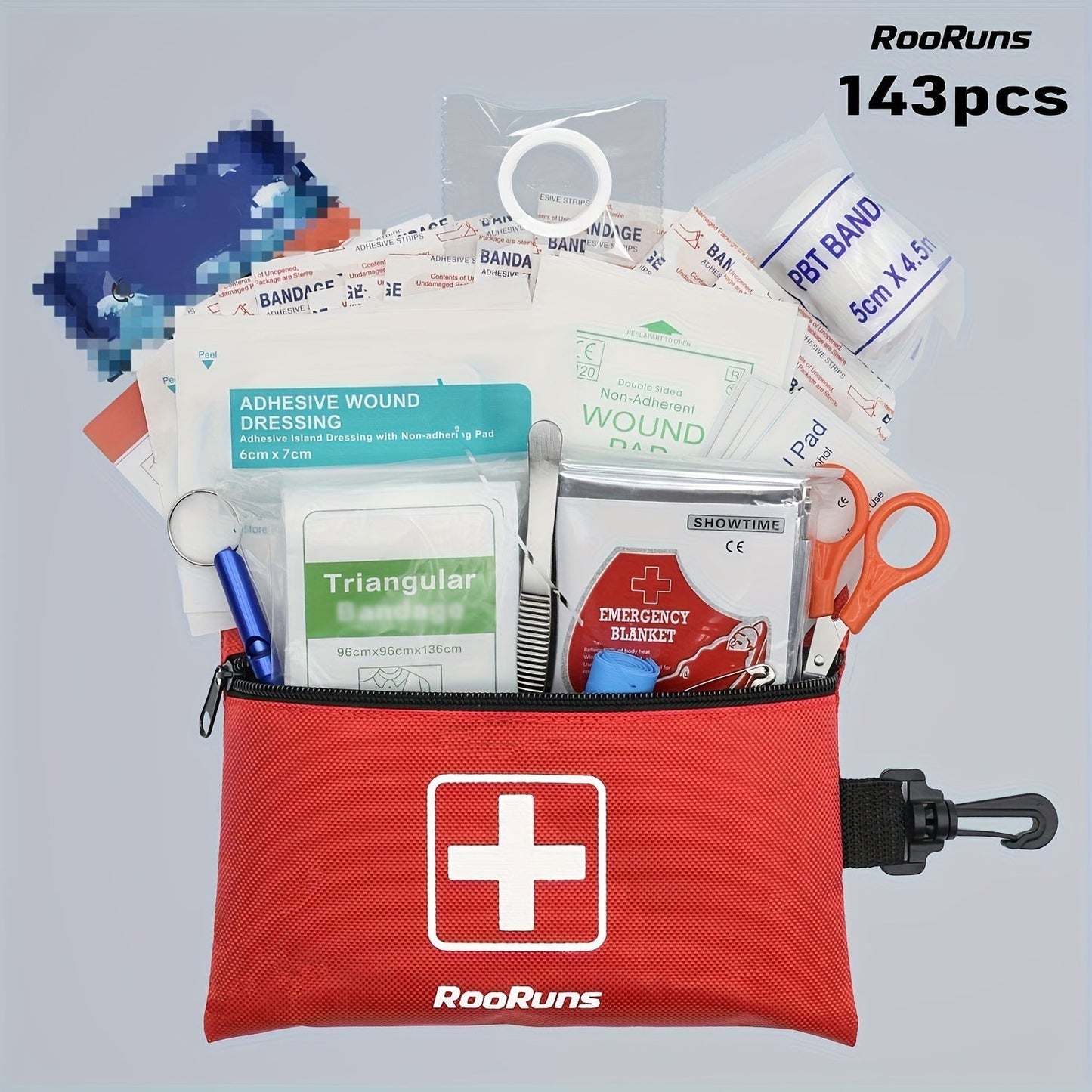 Tactical IFAK First Aid Kit with Tourniquet, Scissors & Whistle – Portable Trauma Bag for Hiking, Camping, Hunting, Car & Outdoor Emergencies, Multiple Sizes & Colors Available