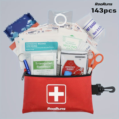 Tactical IFAK First Aid Kit with Tourniquet, Scissors & Whistle – Portable Trauma Bag for Hiking, Camping, Hunting, Car & Outdoor Emergencies, Multiple Sizes & Colors Available
