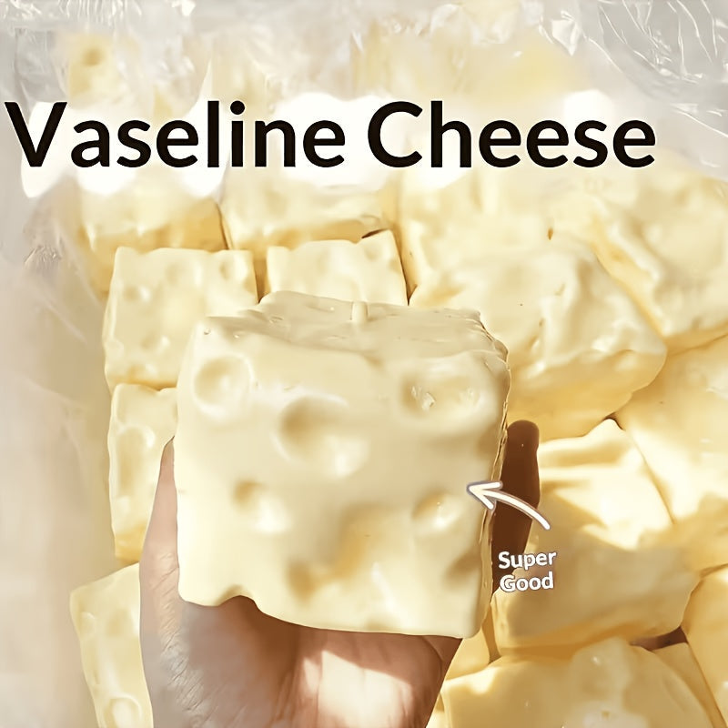 Jouet anti-stress en forme de fromage, balle malléable en TPR à montée lente, remplie d'huile de coco, sensorielle et moulable, couleur aléatoire, cadeau amusant pour enfants et adultes
