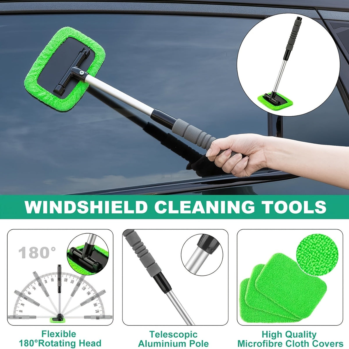 Kit de nettoyage automobile 17-35 pièces – Aspirateur portable, outil de nettoyage de pare-brise, jeu de brosses pour perceuse et ensemble de brosses pour habitacle pour un detailing complet, cadeau de fêtes pour la famille et les amis