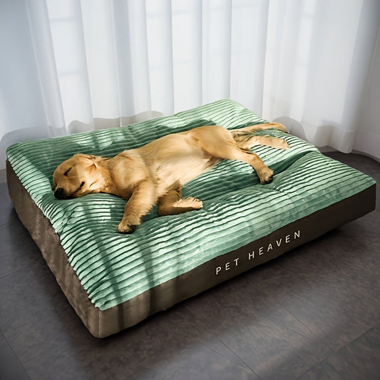 2XL Orthopedic Dog Bed for Large Breeds – Washable Removable Cover, Polyester Fiber Fill, Non-Slip Bottom, All Season Comfort Lounge Pad for Big Dogs