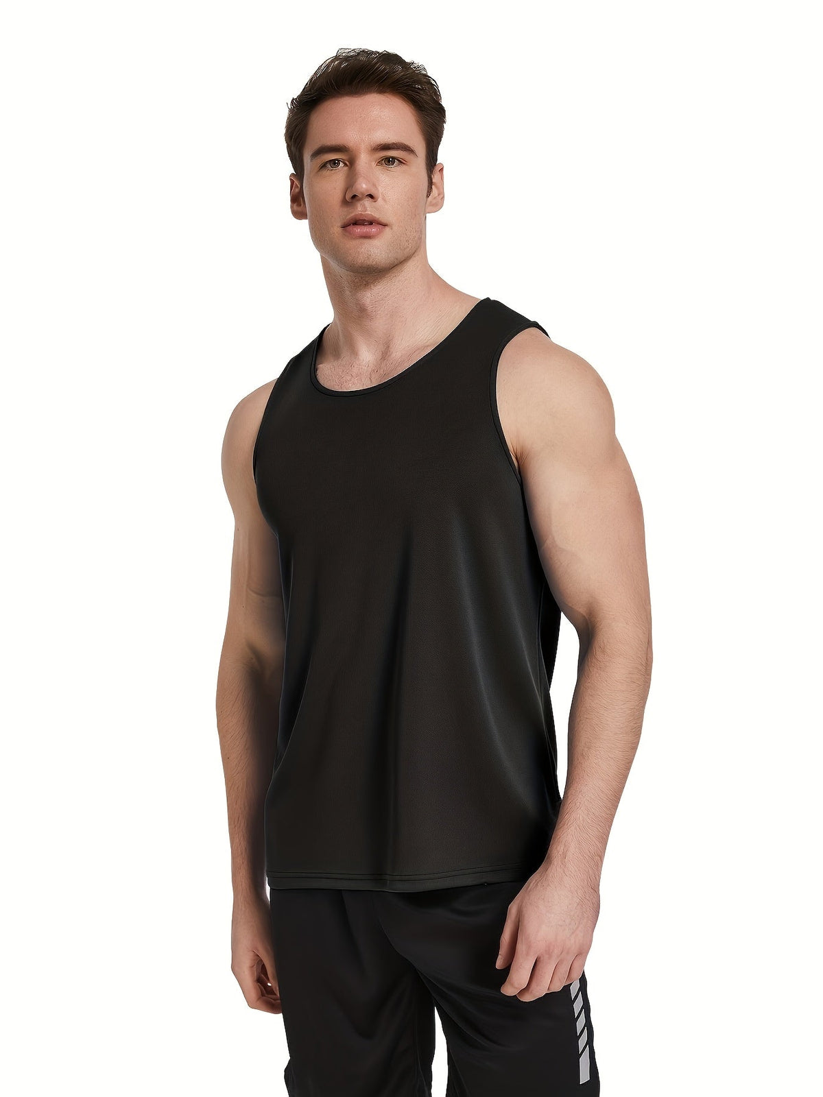 Lot de 6 débardeurs de sport pour homme, respirants et anti-humidité, pour la course, l'entraînement, la randonnée et les activités athlétiques, S-XXL