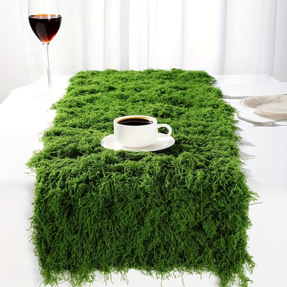 Rouleau de tapis de mousse artificielle 50x200 cm – Faux gazon pour mur, jardin, mariage, toit et décoration intérieure/extérieure, découpable et facile à entretenir