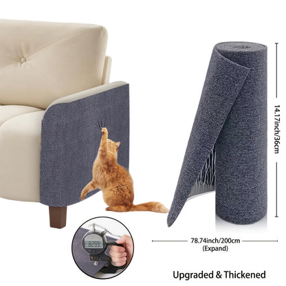 Protecteurs de meubles anti-griffes pour chat auto-adhésifs - Protections découpables pour canapé et mur, dispositifs de dissuasion durables contre les griffades de chat pour canapé, chaise, cadre de porte