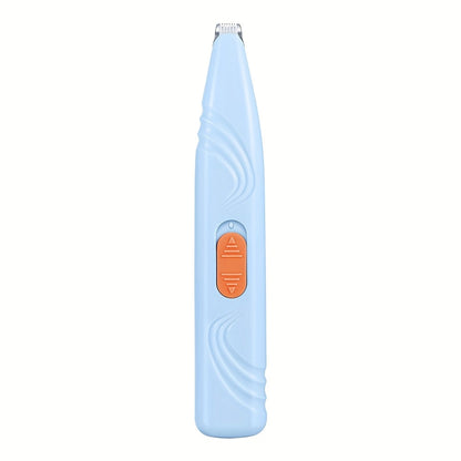 Cordless Pet Grooming Clipper – Low Noise Electric Precision Trimmer for Dog Paw, Cat Face & Eye Area Hair, USB Rechargeable Quiet Shaver for Small Pets, Safe Detail Trimming Tool