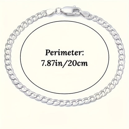 Lot de 5 bracelets chaîne gourmette en argent sterling 925 – Bracelets bohèmes empilables fabriqués à la main pour femmes et hommes, style vintage bohème, cadeau idéal pour Noël, un anniversaire et la Saint-Valentin