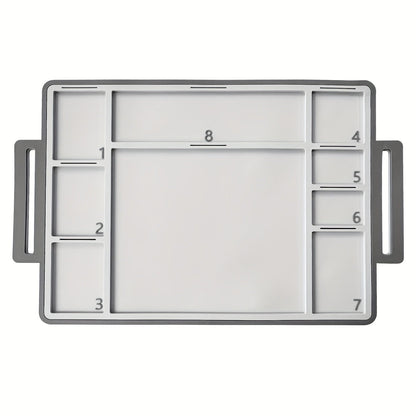 Plateau de tri pour briques de construction avec compartiments numérotés, organisateur pour trier, étiqueter et ranger vos briques LEGO pour construire plus vite et plus intelligemment, plusieurs couleurs disponibles