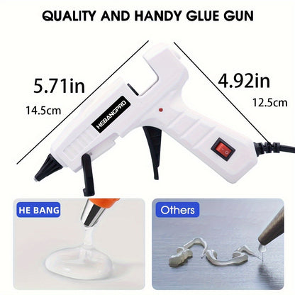 30W Hot Melt Glue Gun Kit with 30 Glue Sticks 7x150mm – Fast Heating Electric Glue Gun for School Arts Crafts DIY Projects and Quick Home Repairs – Multiple Color Options
