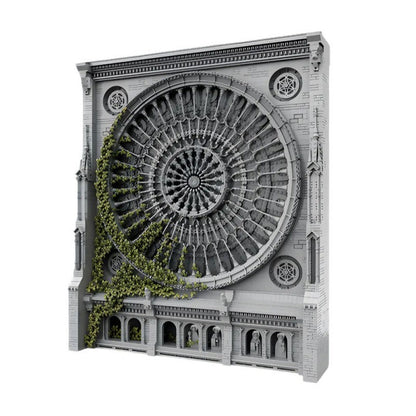 5887 Pcs Gothic Cathedral MOC Building Blocks Set for Adults – Abandoned Architecture Facade Model Kit, STEM Creative Challenge Brick Toy, Compatible with Major Brands, Great Gift Idea