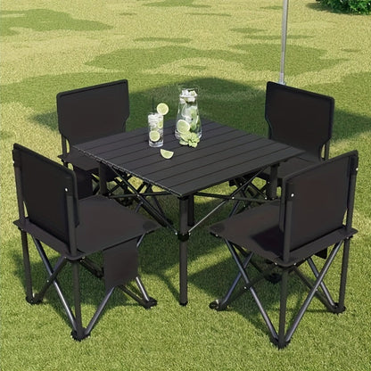 Grande table pliante portable avec sac de rangement - Table de jardin, pique-nique ou camping en extérieur, légère et facile à installer pour les voyages en voiture et excursions.