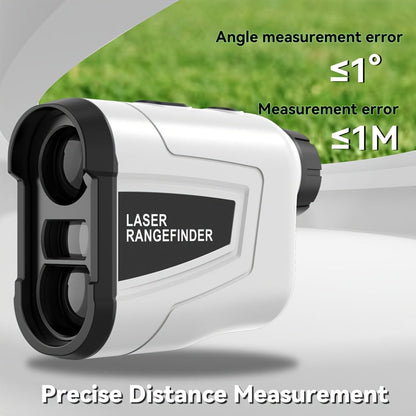 Télémètre laser de golf 1200 yards, grossissement 6x, commutateur de pente, vibration par impulsion, verrouillage de cible, compensation de trajectoire, rechargeable par USB-C pour le golf et la chasse