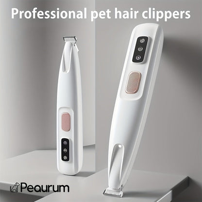 Tondeuse professionnelle pour chiens et chats – Silencieuse, rechargeable par USB avec batterie de secours, tondeuse sans fil portable pour le toilettage à domicile et en voyage