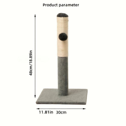 Arbre à chat et griffoir – Griffoir en sisal et bois massif, styles variés : champignon, dauphin, velours, hamac et planche verticale, tailles S/M/L/XXXL pour chats de tous âges