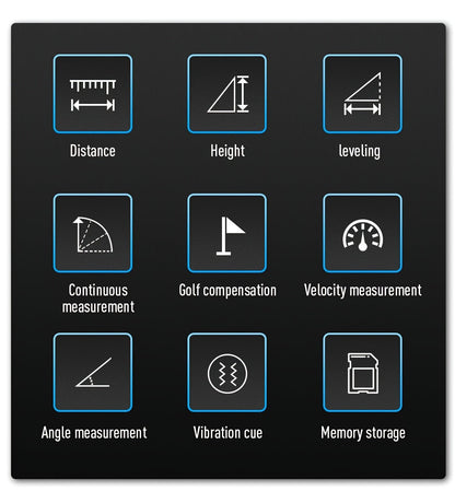 Télémètre laser de golf 1200 yards – Grossissement 6,5x, compensation de pente, verrouillage de drapeau HD, anti-vibration, rechargeable par USB, télémètre de golf haute précision à positionnement rapide, design élégant blanc