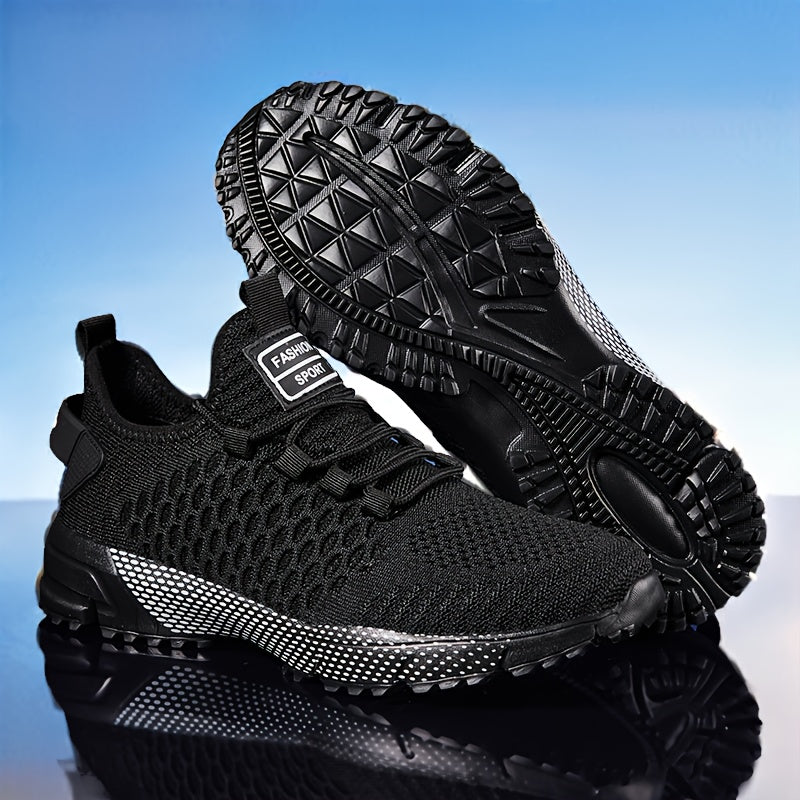 Baskets respirantes à double maille pour hommes – Chaussures de course légères et antidérapantes pour le jogging, le fitness, les voyages quotidiens et une tenue décontractée, chaussures de sport tendance, tailles US 7-14, disponibles en plusieurs coloris