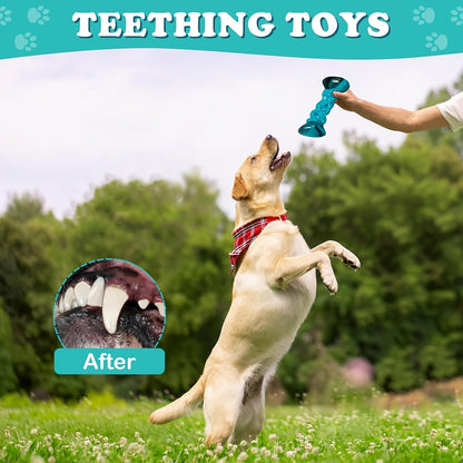 Jouet à mâcher durable en nylon pour chien, anti-anxiété, anti-ennui, jouet indestructible pour petits, moyens et grands chiens, mâcheurs agressifs, tailles standard et grande, occupe les chiens, soulage le stress