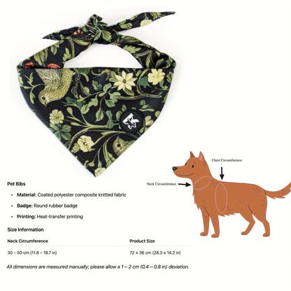 Harnais, laisse et collier réglables pour chien – Équipement de promenade doux et respirant pour races de petite à grande taille, tailles S M L, choix individuel du harnais / collier / laisse / bandana, équipement de promenade sécurisé en extérieur