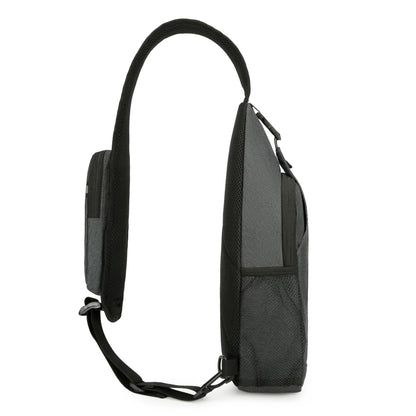 Sac à bandoulière grande capacité pour hommes et femmes – Sac de voyage polyvalent style sport brodé avec fermeture éclair sécurisée, idéal pour les trajets quotidiens mains libres et les activités en plein air, plusieurs coloris disponibles