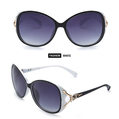 Lunettes de soleil oversize pour femme, protection UV400, verres dégradés, monture large, lunettes tendance, plusieurs coloris disponibles