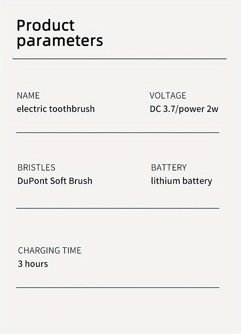 Sonic Electric Toothbrush IPX8 Waterproof USB Rechargeable with 5 Replacement Brush Heads Smart Timer Metal Shaft for Adults Men Women Couple Style Rechargeable Oral Care