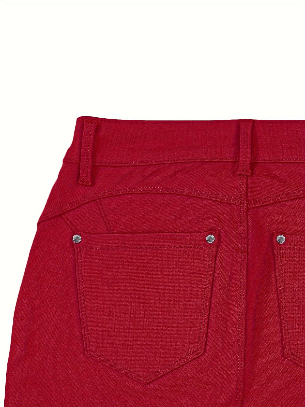 Jean skinny stretch taille haute pour femme, détail bouton en métal, style urbain, pantalon en jean coupe ajustée, 10 couleurs, S-XXL