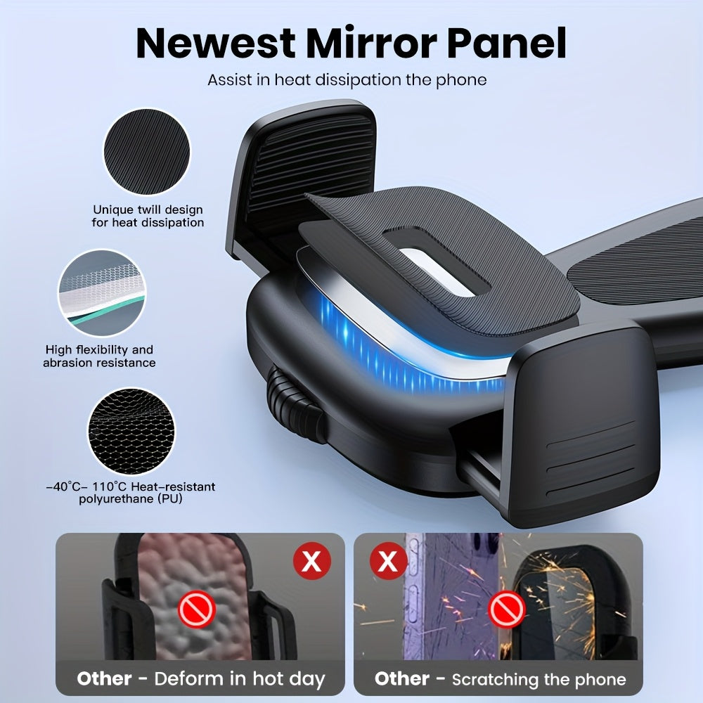 Support téléphone voiture – Fixation tableau de bord et pare-brise rotative à 360° améliorée, support universel mains libres compatible iPhone 15 14 13, Samsung Galaxy, téléphones Android | Velora