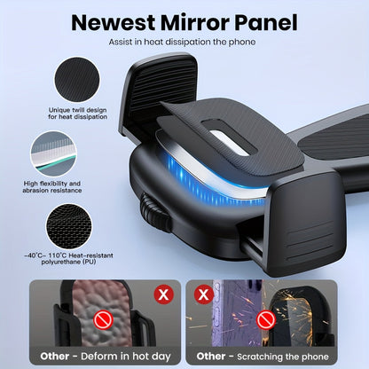 Support téléphone voiture – Fixation tableau de bord et pare-brise rotative à 360° améliorée, support universel mains libres compatible iPhone 15 14 13, Samsung Galaxy, téléphones Android | Velora