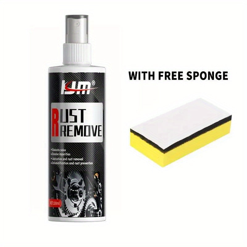 Spray antirouille multi-usage pour jantes de voiture et surfaces métalliques, dissolvant de rouille et nettoyant de décontamination puissant à action rapide pour véhicules, outils et mobilier