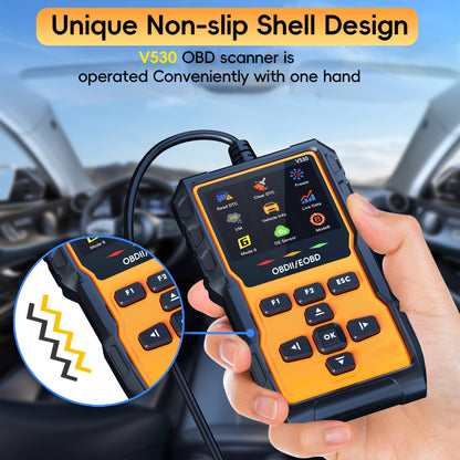 Outil de diagnostic OBD2 professionnel,  lecteur de codes défaut moteur avec réinitialisation, modes 6 et 8, préparation I/M - Valise de diagnostic automobile universelle pour tous les véhicules OBDII depuis 1996