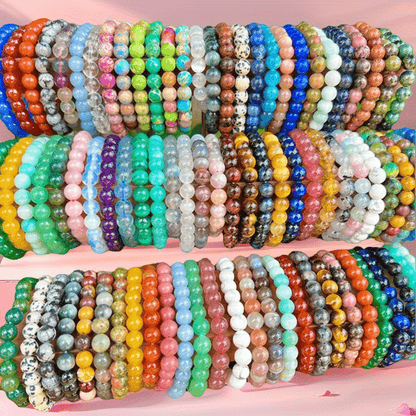Lot de 60 bracelets bohèmes en perles de verre tissées à la main - Bracelets d'amitié colorés pour femmes et filles, cadeau pour meilleure amie, accessoires de supporters pour jour de match, bijoux empilables pour usage quotidien