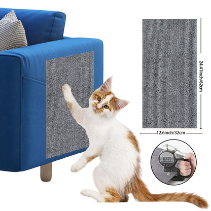 Protecteurs de meubles anti-griffes pour chat auto-adhésifs - Protections découpables pour canapé et mur, dispositifs de dissuasion durables contre les griffades de chat pour canapé, chaise, cadre de porte