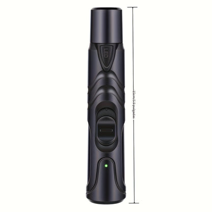 Rechargeable Dog Nail Grinder with LED Light - Quiet Painless Electric Nail Trimmer for Large Medium Small Dogs, 2-Speed Settings, Portable USB Grooming Tool for Home & Travel Pet Nail Care