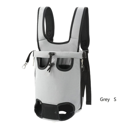 Hands-Free Pet Backpack Carrier for Cats & Small Dogs – Breathable Mesh Harness with Adjustable Shoulder Straps, Outdoor Travel Bag for Hiking, Cycling & Park Walks, Perfect Halloween & Christmas Gift