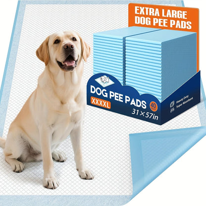 Tapis de propreté XXXL pour chiens, extra larges, 8 couches, super absorbants et anti-fuites – Alèses jetables pour chiots, idéales pour voitures, cages et canapés, tailles multiples 80x120 cm, 80x90 cm, 145x80 cm