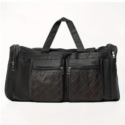 Sac de voyage grande capacité pour hommes et femmes – Sac de sport robuste multi-poches, avec bandoulière réglable et fermeture éclair pour le fitness, les escapades de week-end, les voyages d'affaires et les activités en plein air