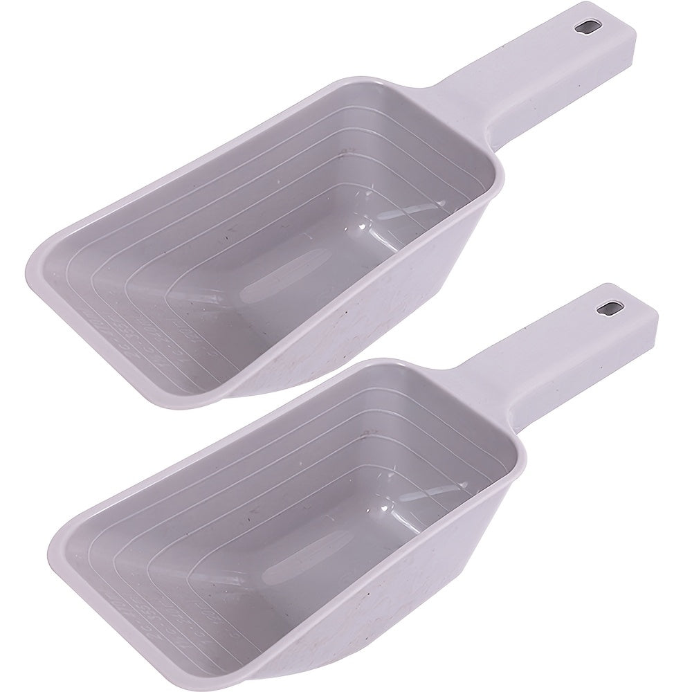 Cuillère doseuse pour nourriture pour animaux avec graduations – Pelle de contrôle des portions en plastique lavable au lave-vaisselle pour chiens et chats, outil de nourrissage précis et portable, 1 ou 2 pièces, noir gris bleu rouge
