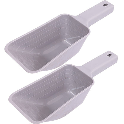 Cuillère doseuse pour nourriture pour animaux avec graduations – Pelle de contrôle des portions en plastique lavable au lave-vaisselle pour chiens et chats, outil de nourrissage précis et portable, 1 ou 2 pièces, noir gris bleu rouge