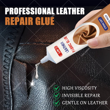 Colle de réparation de tissu ultra-résistante, invisible, lavable, sans couture, adhésif puissant pour siège de voiture, canapé, vêtements, chaussures, veste - Colle à tissu multi-usages instantanée de qualité professionnelle
