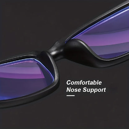 4 Pack Fashion Sports Reading Glasses Rectangular Full Frame for Men and Women Strengths +1.00 to +4.00 Lightweight Stylish Readers