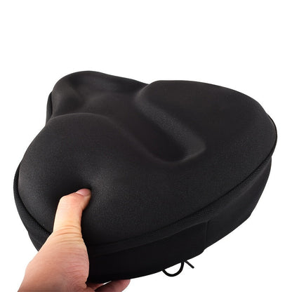 Housse de selle de vélo imperméable en silicone, ajustement universel 27 cm x 30 cm, protection rembourrée extra large pour VTT, vélo de route, vélo électrique et selle de moto