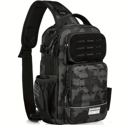 Sac à bandoulière camouflage quatre couleurs – Sac porté croisé léger pour femme, motif camouflage multicolore, sac à main décontracté pour le travail, les voyages et le shopping