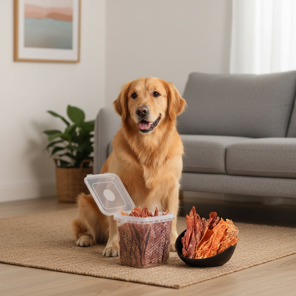 Lot de friandises pour le dressage de chien – Émincés de canard et bâtonnets à mâcher en forme d'os, assortiment multi-saveurs, collations de récompense quotidiennes pour chiens de petite, moyenne et grande taille
