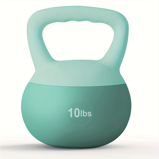 SOGES PVC Soft Kettlebell with Wide Non-Slip Handle – Iron Sand Filled Strength Training Kettlebell 10 to 30 lbs, Safe for Home Gym, Floor & Kids, Ideal for Women & Beginners, Swings Squats HIIT CrossFit