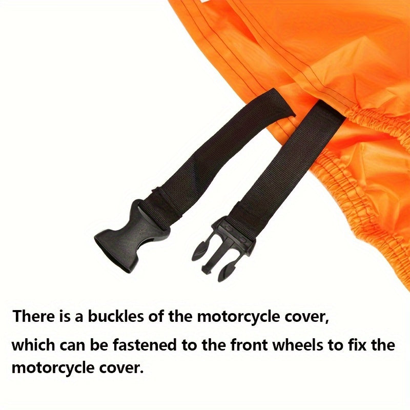 Housse de moto imperméable XXXL à ajustement universel - Protection résistante pour tous les temps pour Harley Road King, Electra Glide, Street Glide, Honda Goldwing, Yamaha Royal Star et motos de tourisme, 295x109x140 cm