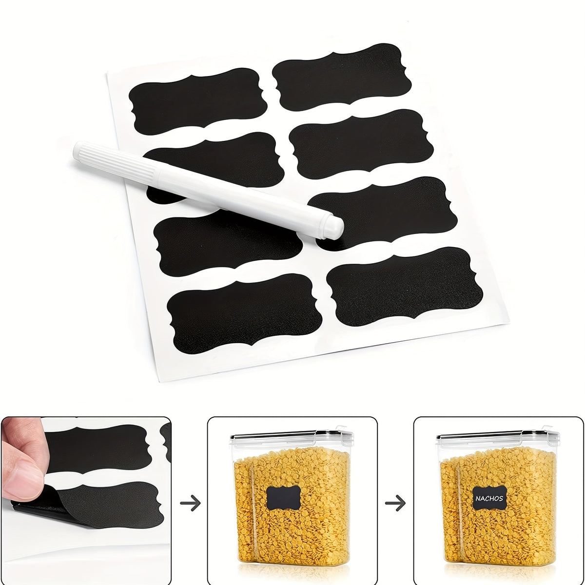 Lot de 4 récipients hermétiques pour aliments (4 L / 135 oz), très grands contenants à céréales sans BPA pour l'organisation du garde-manger - Rangement en vrac pour céréales, riz et noix, ensemble d'organisation de cuisine, excellent cadeau de Noël