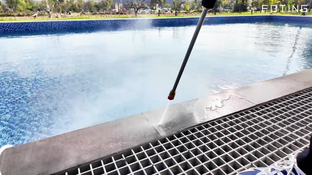 Nettoyeur haute pression électrique 4500 PSI 3,2 GPM – avec canon à mousse, 4 buses à connexion rapide, tuyau d'admission et filtre pour le nettoyage des voitures, clôtures, allées et de la maison