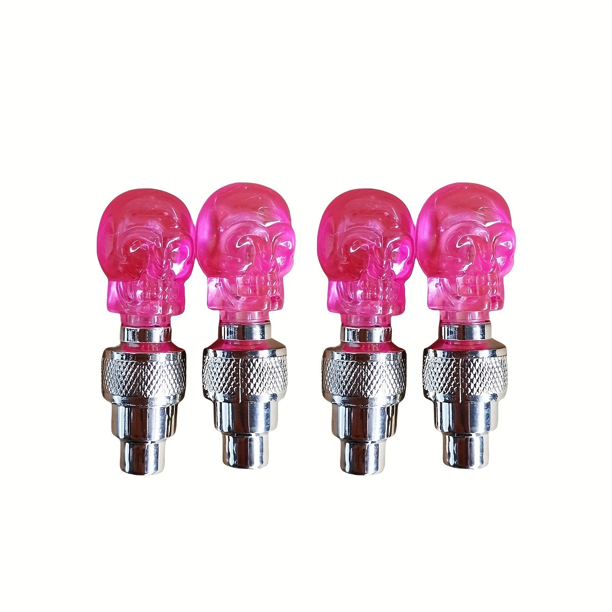 Bouchons de valve de pneu LED avec effet lumineux respirant et cheval au galop, 4/8/16 pièces, capuchons de valve de roue lumineux pour voiture, moto, vélo – Lumière de roue « Wind Fire », protection UV et antidéflagrante – Vert, rouge, bleu, squelette